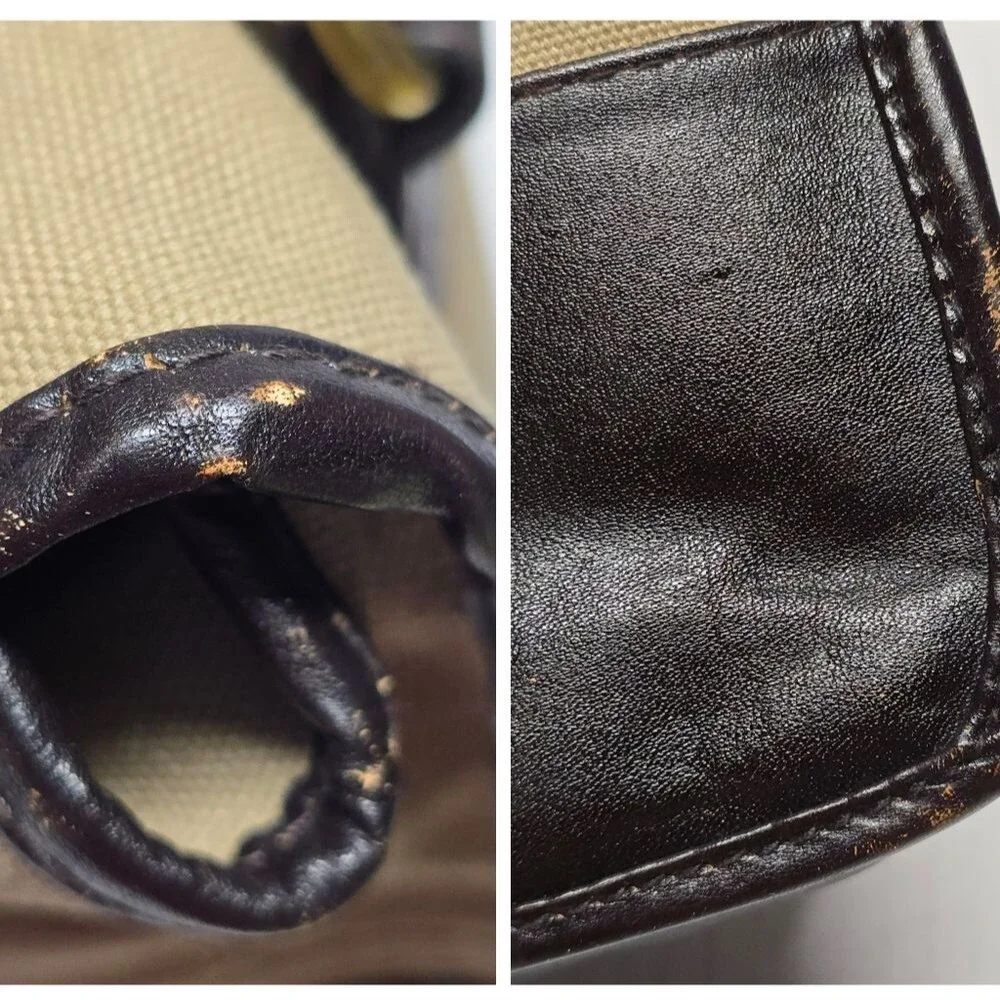 Wilson's Leather Canvas Messenger Bag